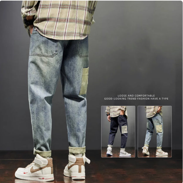 Loose Nine Quarter Jeans