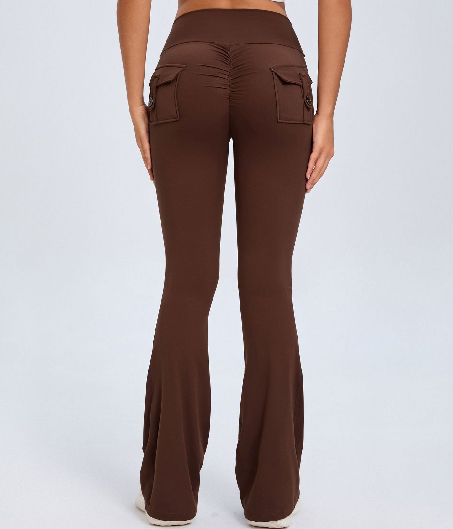 Yoga Flared Pants With Pockets