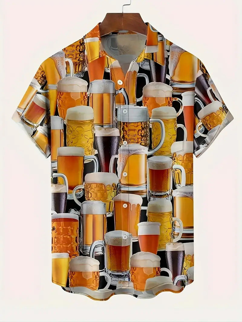 Personalized Beer Short-sleeved Shirt