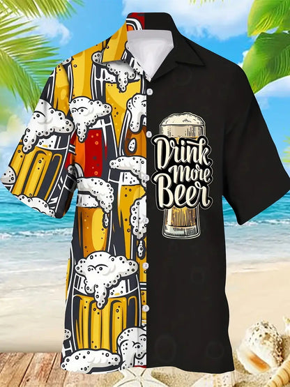 Personalized Beer Short-sleeved Shirt