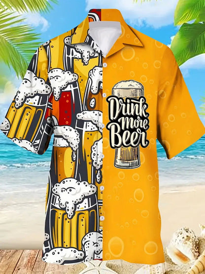 Personalized Beer Short-sleeved Shirt