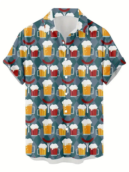 Personalized Beer Short-sleeved Shirt