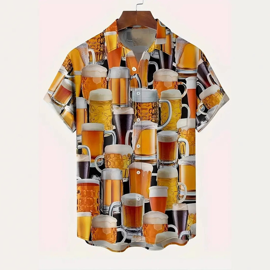 Personalized Beer Short-sleeved Shirt