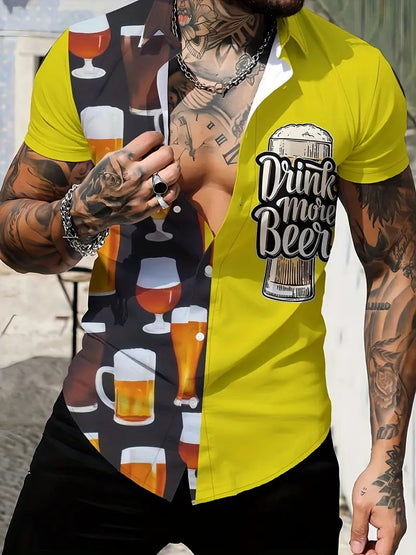 Personalized Beer Short-sleeved Shirt